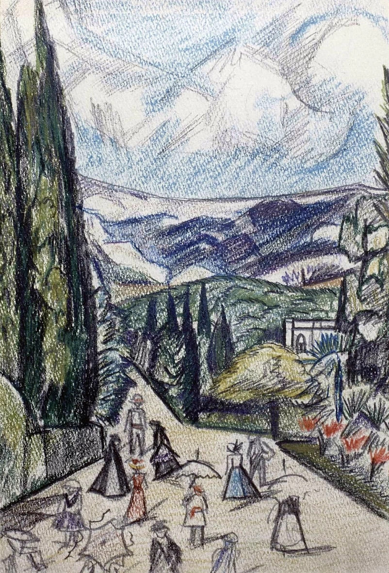 Paesaggio della Crimea , 1913